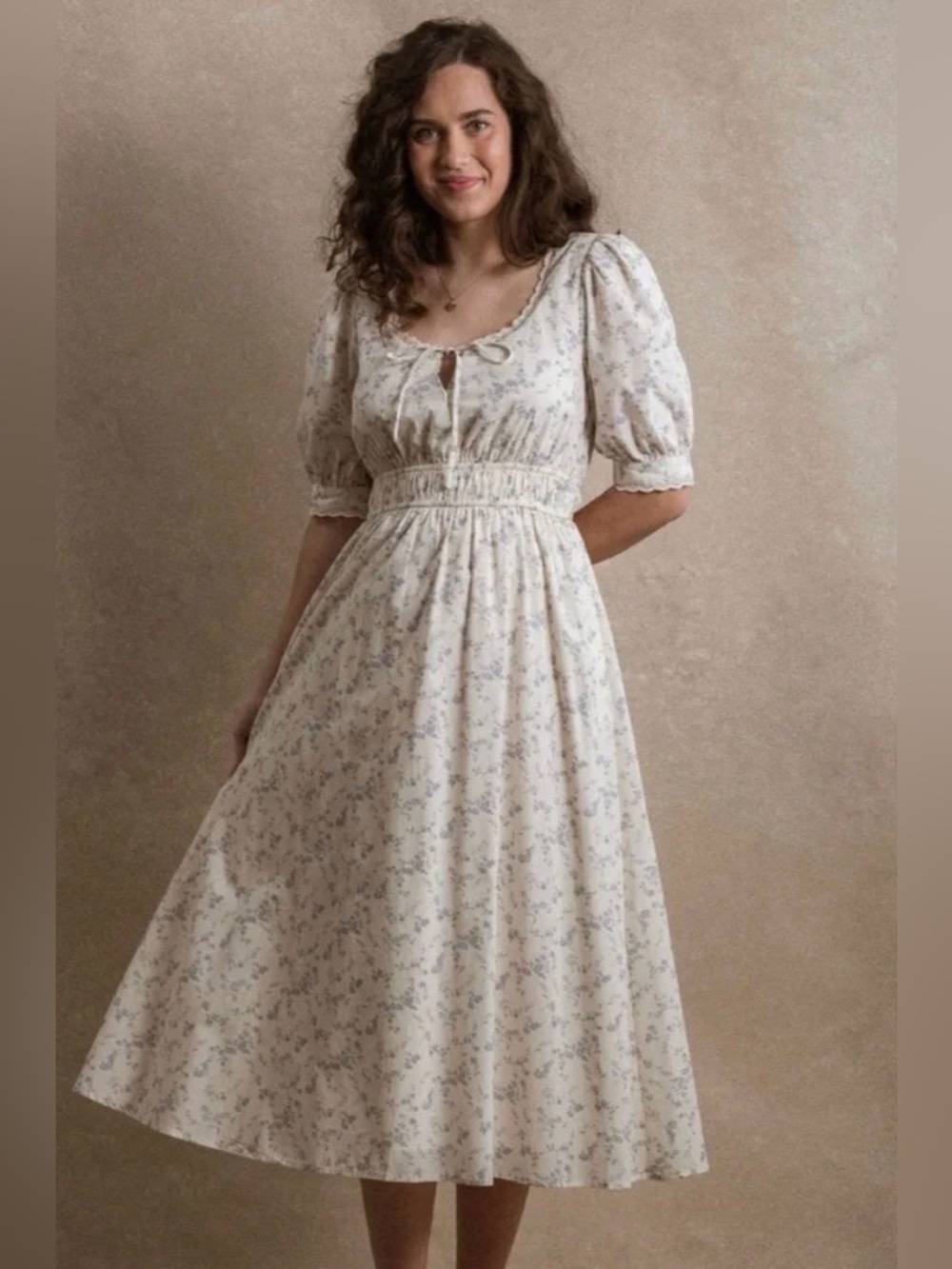 Neuflora Cottonwood Dress Blue Floral